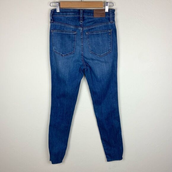 Madewell 10” High-Rise Skinny Button-Fly Raw Hem Jeans - Picture 6 of 8